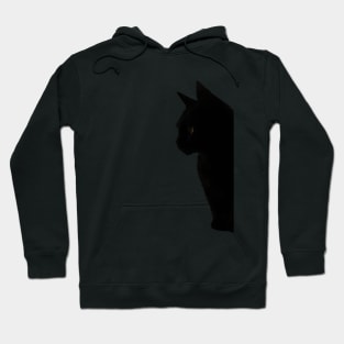 Eyes of the night (Black cat) Hoodie